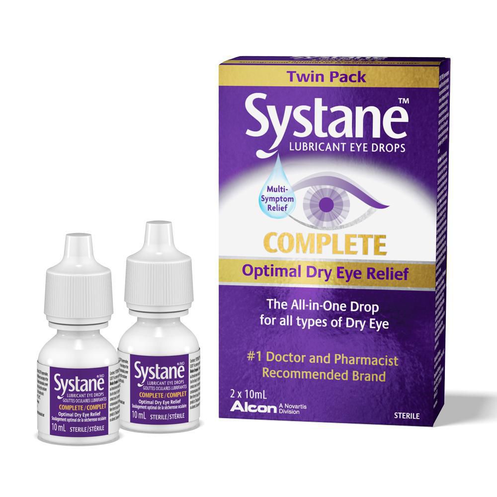 Systane Complete TWIN PACK 2x10 mL – Specs on Bloor