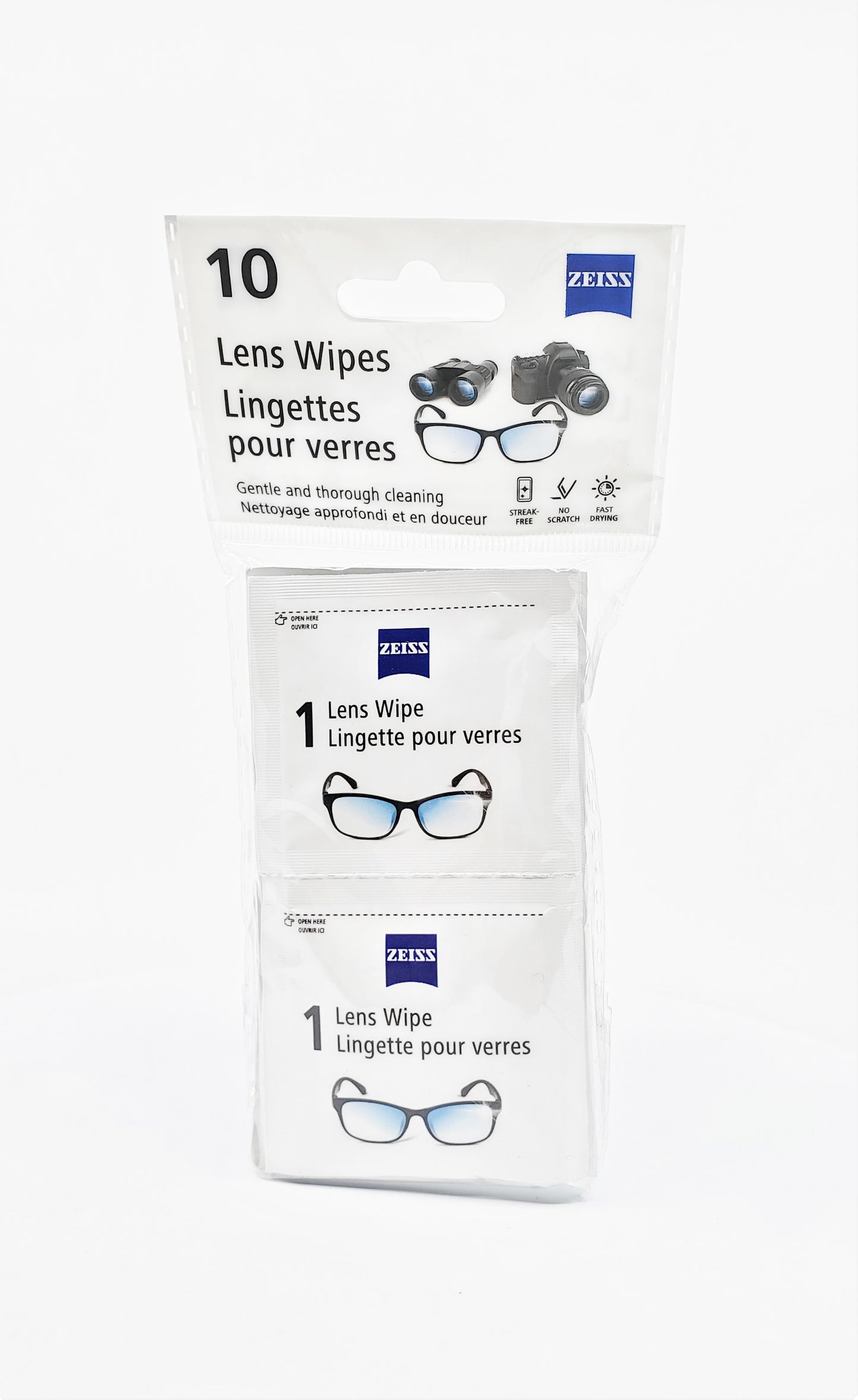Zeiss Lens Wipes - 10 Pack